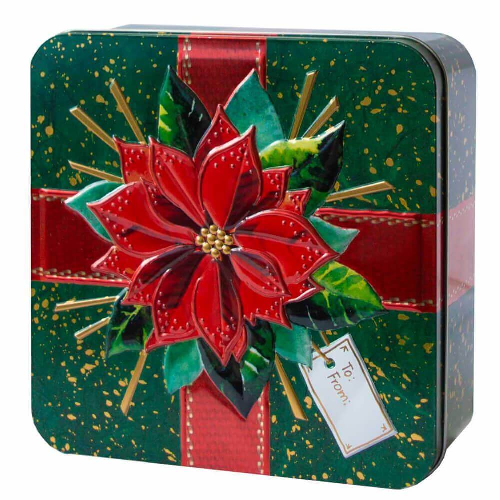 Churchill�s Poinsettia Gift Tin with Petticoat Tails Shortbread 150g